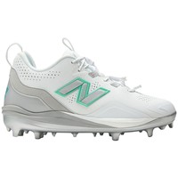 New Balance Mens Lindor V3 Molded Baseball Cleats, White