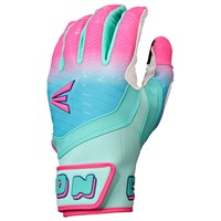 Easton Adult Limited Edition Spring Break Walk Off Ethos Batting Gloves, Blue/Pink