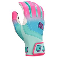 Easton Adult Limited Edition Spring Break Walk Off Ethos Batting Gloves, Blue/Pink