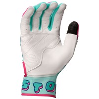Easton Adult Limited Edition Spring Break Walk Off Ethos Batting Gloves, Blue/Pink