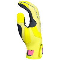 Easton Adult Limited Edition Spring Break Walk Off Ethos Batting Gloves, Yellow