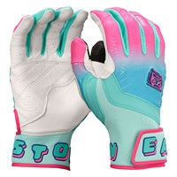 Easton Adult Limited Edition Spring Break Walk Off Ethos Batting Gloves, Blue/Pink
