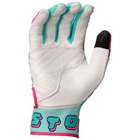 Easton Youth Limited Edition Spring Break Walk Off Ethos Batting Gloves, Blue/Pink