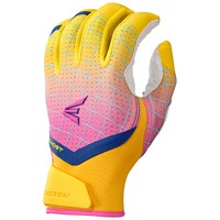 Easton Limited Edition Spring Break Ghost Ethos Fastpitch Batting Gloves, Yellow