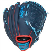 Rawlings Youth Flex Palm Series 11in Baseball Glove, Navy/Blue
