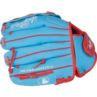 Rawlings Youth Sure Catch Jacob DeGrom 10in Baseball Glove, Blue/Red