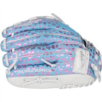 Rawlings Heart of the Hide 12.50in Fastpitch Glove (PRO125SB-3CBW), Blue/White