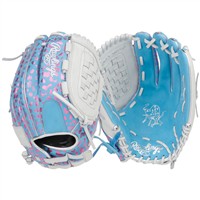 Rawlings Heart of the Hide 12.50in Fastpitch Glove (PRO125SB-3CBW), Blue/White