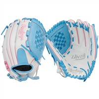 Rawlings Liberty Advanced 12.5in Fastpitch Glove (RLA715-32GCB), White/Blue
