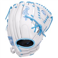 Rawlings Liberty Advanced 12in Fastpitch Glove (RLA120-31WCB), White/Blue