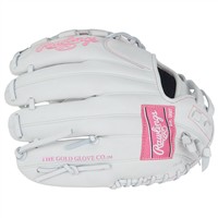 Rawlings Liberty Advanced 11.5in Fastpitch Glove (RLA115-3WWP), White/Pink