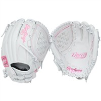 Rawlings Liberty Advanced 11.5in Fastpitch Glove (RLA115-3WWP), White/Pink