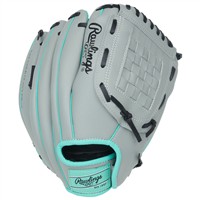 Rawlings Youth Flex Palm 11in Fastpitch Glove, Grey/Multi