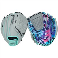 Rawlings Youth Flex Palm 11in Fastpitch Glove, Grey/Multi