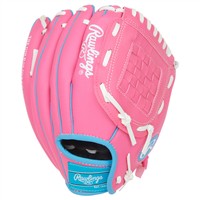 Rawlings Youth Flex Palm 10in Fastpitch Glove, Pink/Blue