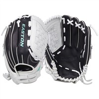 Easton Fundamental Series 12.5in Fastpitch Glove (FMFP125B), Black/White