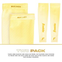 Franklin Adult Compression Arm Sleeves, Yellow
