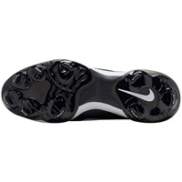 NIKE Mens Diamond Standout Metal Cleats, Black/White