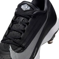 NIKE Mens Diamond Standout Metal Cleats, Black/White