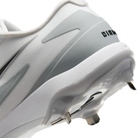 NIKE Mens Diamond Standout Metal Cleats, Grey/Black