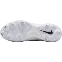 NIKE Mens Diamond Standout Metal Cleats, White/Black