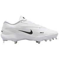 NIKE Mens Diamond Standout Metal Cleats, White/Black