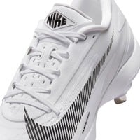 NIKE Mens Diamond Standout Metal Cleats, White/Black