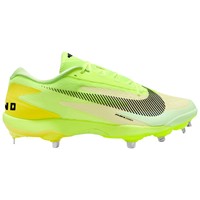 NIKE Mens Diamond Standout Metal Cleats, Volt/Black