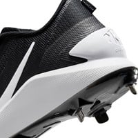 NIKE Mens Diamond Showcase Metal Cleat, Black/White