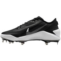 NIKE Mens Diamond Showcase Metal Cleat, Black/White