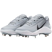 NIKE Mens Diamond Showcase Metal Cleat, Grey/Black