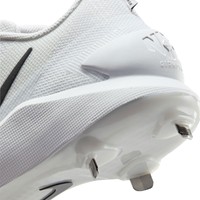NIKE Mens Diamond Showcase Metal Cleat, White/Black