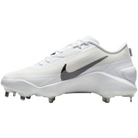 NIKE Mens Diamond Showcase Metal Cleat, White/Black