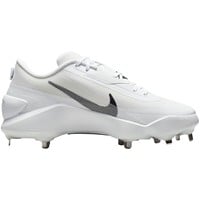 NIKE Mens Diamond Showcase Metal Cleat, White/Black