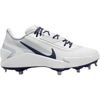 NIKE Mens Diamond Showcase Metal Cleat, White/Navy