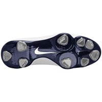 NIKE Mens Diamond Showcase Metal Cleat, White/Navy