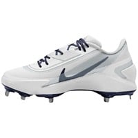 NIKE Mens Diamond Showcase Metal Cleat, White/Navy