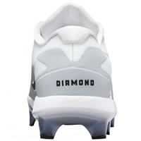 NIKE Mens Diamond Standout MCS Molded Cleat, Grey/Black