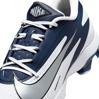 NIKE Mens Diamond Standout MCS Molded Cleat, White/Navy