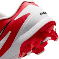 NIKE Mens Diamond Standout MCS Molded Cleat, White/Red