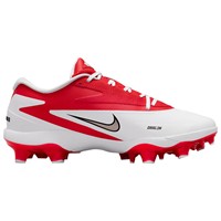 NIKE Mens Diamond Standout MCS Molded Cleat, White/Red