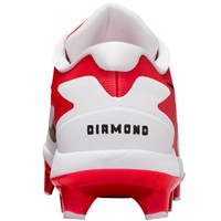 NIKE Mens Diamond Standout MCS Molded Cleat, White/Red