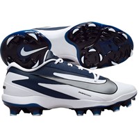 NIKE Mens Diamond Standout MCS Molded Cleat, White/Navy