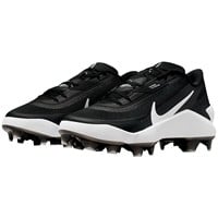 NIKE Mens Diamond Showcase MCS Molded Cleat, Black/White
