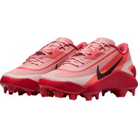 NIKE Mens Diamond Showcase MCS Molded Cleat, Red/Black
