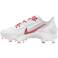 NIKE Mens Diamond Showcase MCS Molded Cleat, White/Red