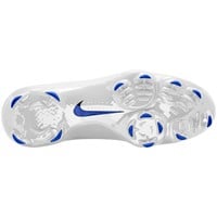 NIKE Mens Diamond Showcase MCS Molded Cleat, White/Royal