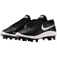 NIKE Mens Diamond Gamer MCS Molded Cleat, Black/White