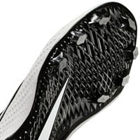 NIKE Mens Diamond Gamer MCS Molded Cleat, Black/White
