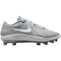 NIKE Mens Diamond Gamer MCS Molded Cleat, Grey/White